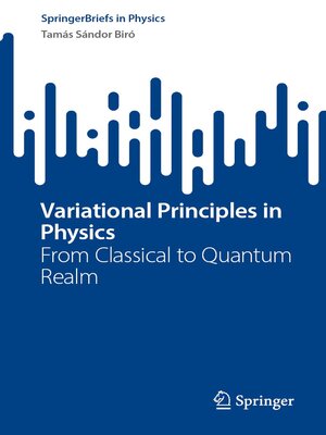 cover image of Variational Principles in Physics